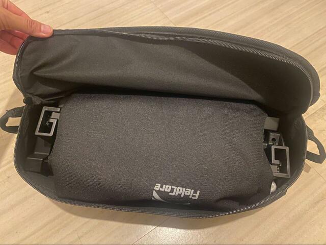 【ワークマン　燃え広がりにくいローチェア】ガバッと開くのがうれしい