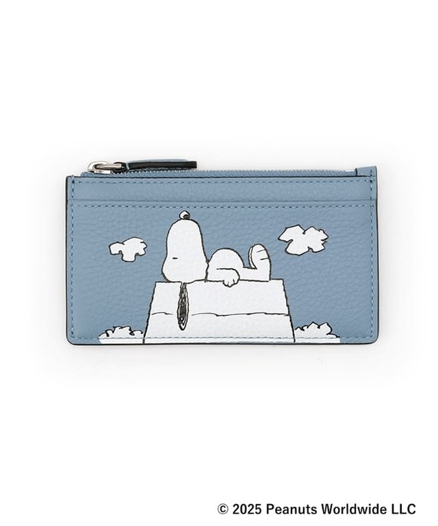 【PEANUTS×マルベリー】Mulberry | PEANUTS コンチネンタル ジップド ロング カードホルダー ￥41,800