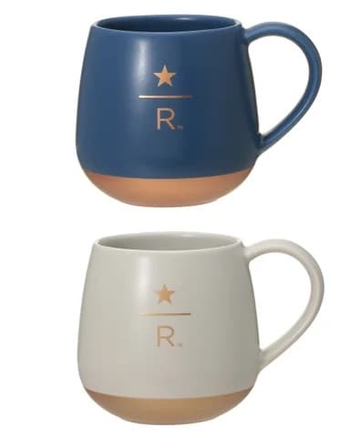 スターバックス リザーブ® ロースタリー 東京『ホリデーグッズコレクション』スターバックス リザーブ® ラウンドマグブルー／グレー　355ml　各￥3,000