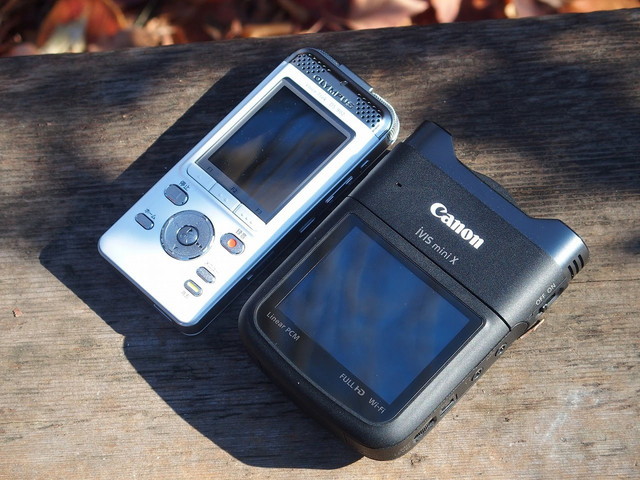 「iVIS mini X」ボイスレコーダーとの比較