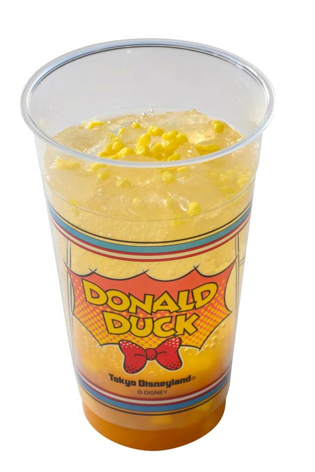 スパークリングドリンク(マンゴー&レモン) 700円｜提供店舗：東京ディズニーランド「ザ・ガゼーボ」｜スペシャルイベント「ディズニー・パルパル―ザ」第2弾「ドナルドのクワッキー・ダックシティ」スペシャルメニュー
