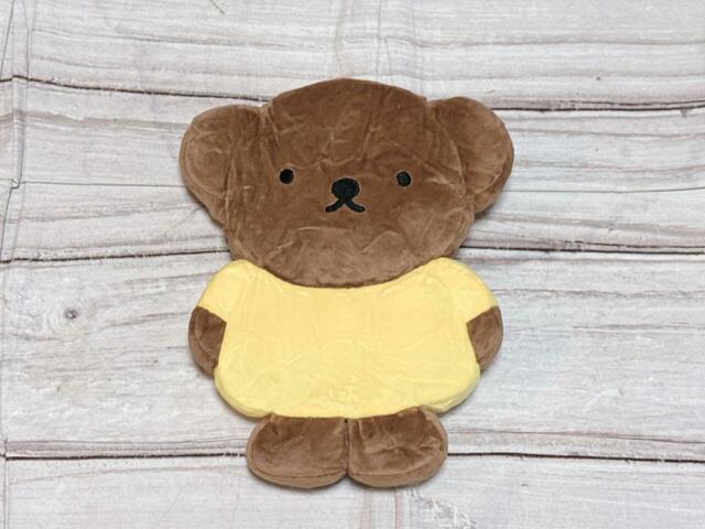 圧縮袋から取り出したボリス。しわしわで萎んでしまっているのがなんだか可哀想