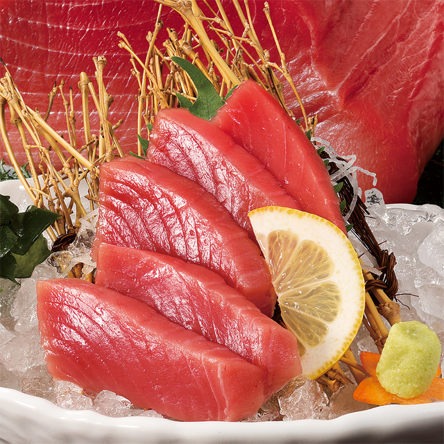 生本まぐろの刺身