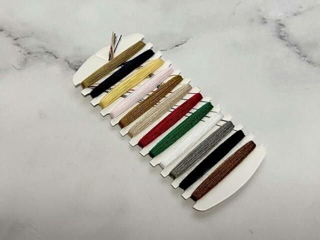 大人女子大歓喜な捨て色なしの10色の縫い糸。こんな色の糸が欲しかった…！