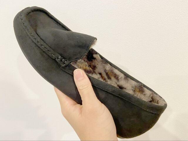 【GLOBAL WORK らくっション撥水モカシン】約360gと軽量なのも嬉しい◎