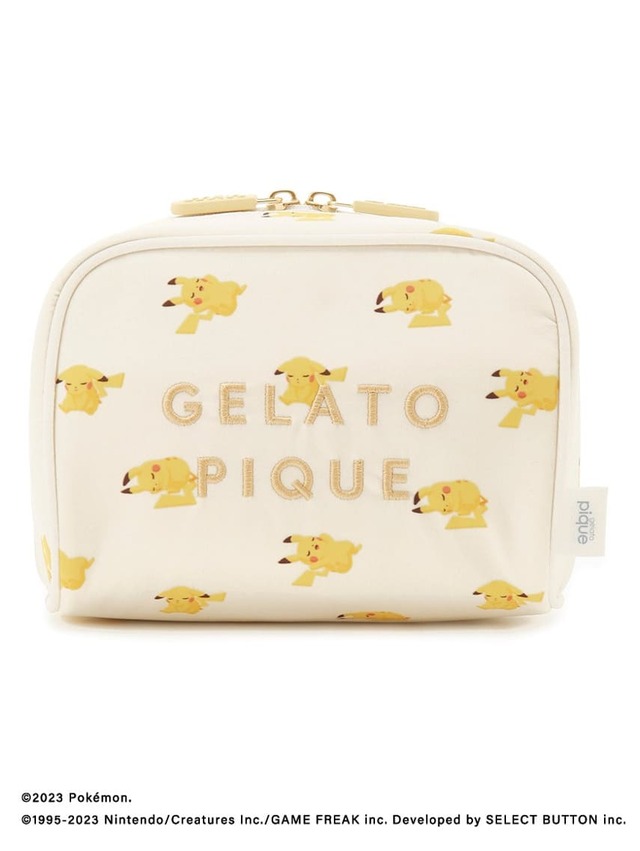【ポケモンスリープ】総柄ポーチ　ピカチュウ　￥4,950