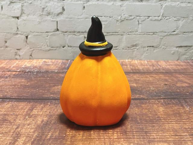 【ナチュラルキッチン】オブジェ魔女カボチャ縦長／税込330円