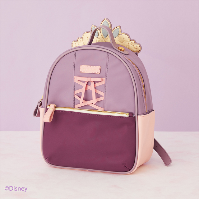 「ラプンツェル」の着ているドレスのリボンディテールをデザインしたリュック：￥25,300【Disney Collection / d fashion × Samantha Thavasa】