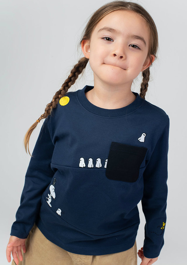 キッズ長袖Tシャツ「オバケ」3,300円(税込)