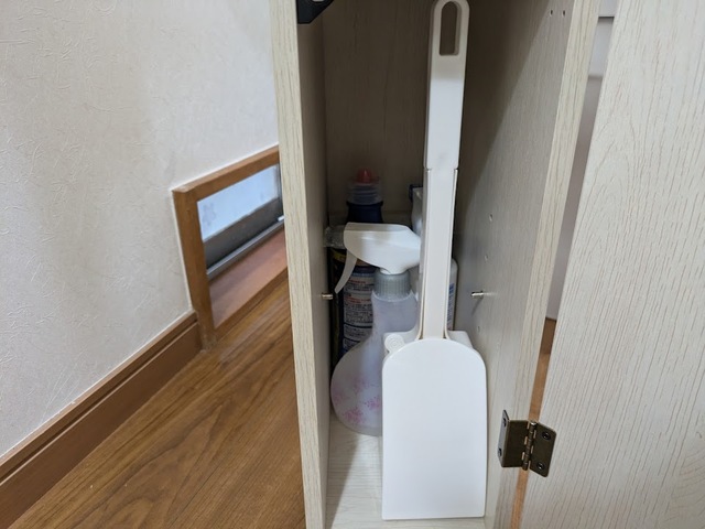 【ニトリ トイレ収納（トゥール）】背の高いものが多い場合、下の棚板は外しても◎