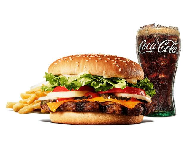 「ワッパー® チーズ セット」【バーガーキングが「春のチーズバーガー祭り」開催】