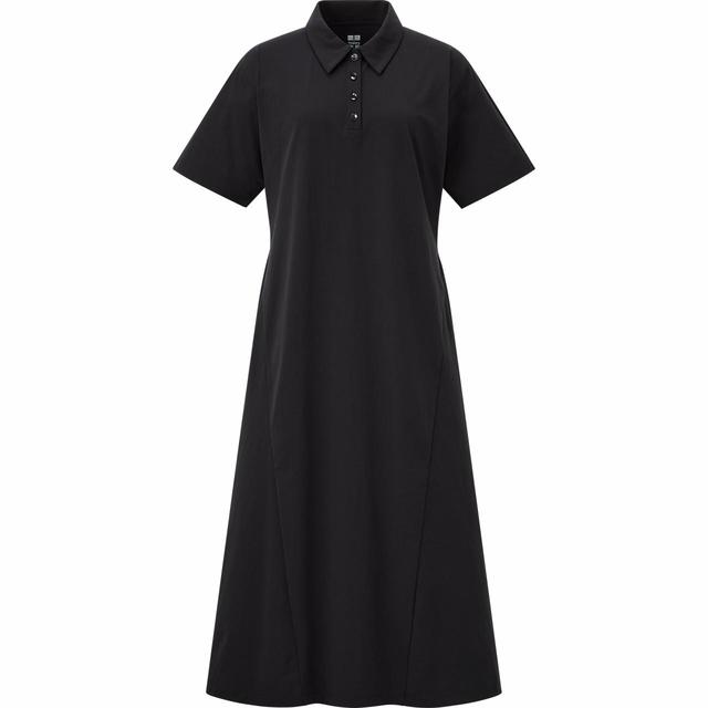 【UNIQLO（ユニクロ） × Theory（セオリー） コラボレーション第二弾】ウルトラストレッチポロワンピース（半袖）