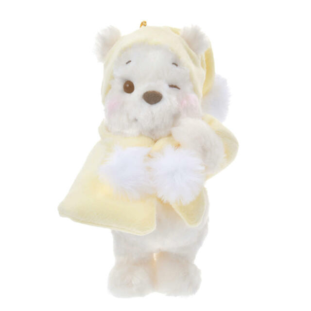 ぬいぐるみキーホルダー・キーチェーン フルーツラテカラー WHITE POOH 2,600円