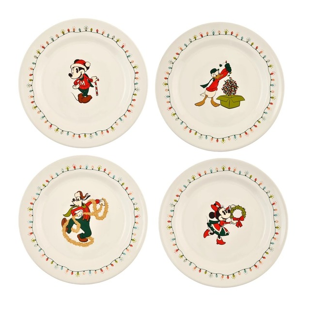 ミッキー＆フレンズ プレート Vintage Christmas DISNEY CHRISTMAS 2022 6,050円