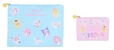 【ちいかわ×サンリオキャラクターズ】フラットポーチ2個セット　1,980円／大：約幅25×高さ19cm、小：約幅16×高さ12cm