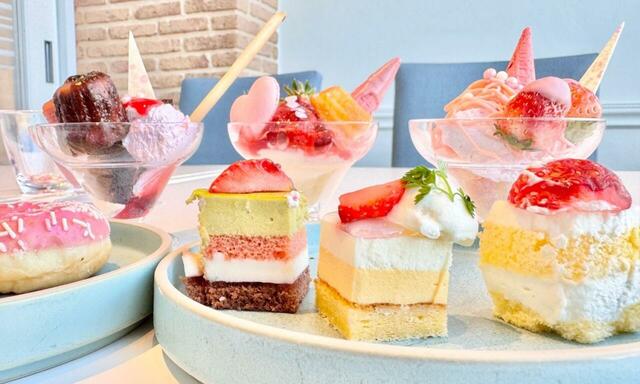 【レストラン グランサンク　スイーツブッフェ】色とりどりのスイーツでとっても幸せ