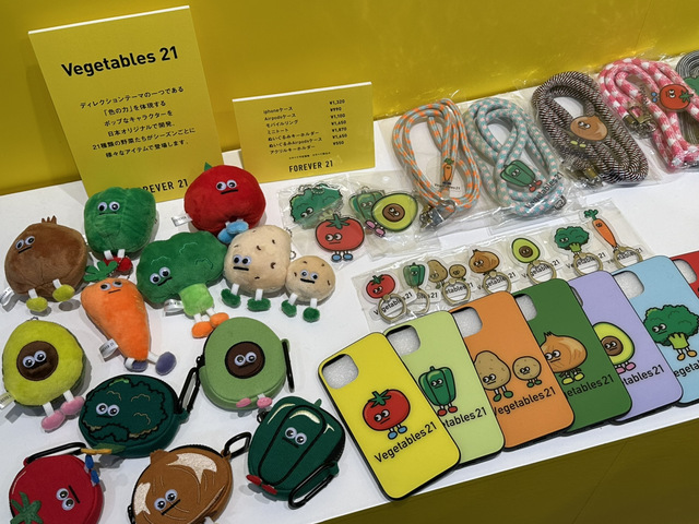 【FOREVER 21　ジャパンオリジナルキャラクターグッズ】好きなキャラが絶対見つかりそう！