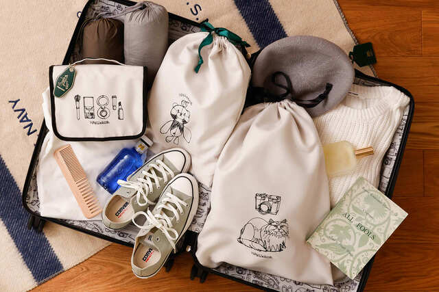 【ace.×HAyU】スーツケースの中を整理できる便利な「HAyU トラベルアクセサリー」シリーズが登場