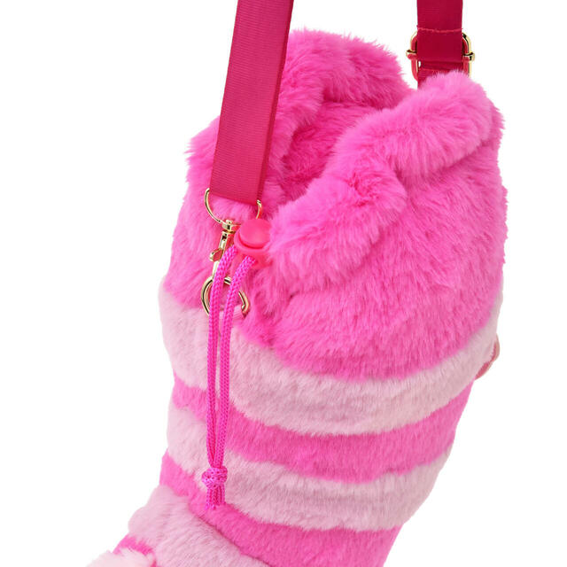 チェシャ猫 マルチポシェット しっぽ チャーム付き ピンク CHESHIRE CAT 4,000円