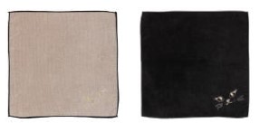 【Francfranc】「バロット ハンカチ」シリーズ：キャットフェイス