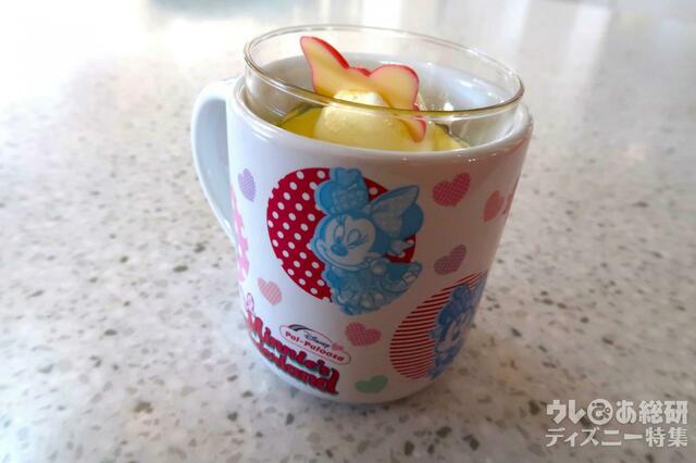 レモンゼリー＆チーズ風味のムース(550円)スーベニアカップ付きプラス550円