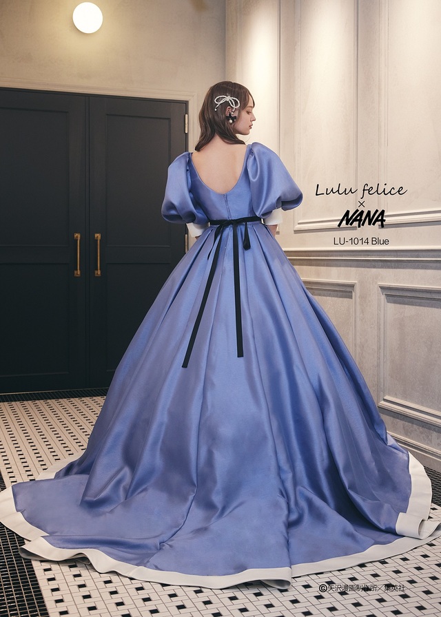 「Lulu felice×NANA」新作ウェディングドレス　LU-1014_Blue