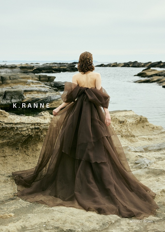 「K.RANNE-クランネ-」新作ウェディングドレス KNE0027_Brown