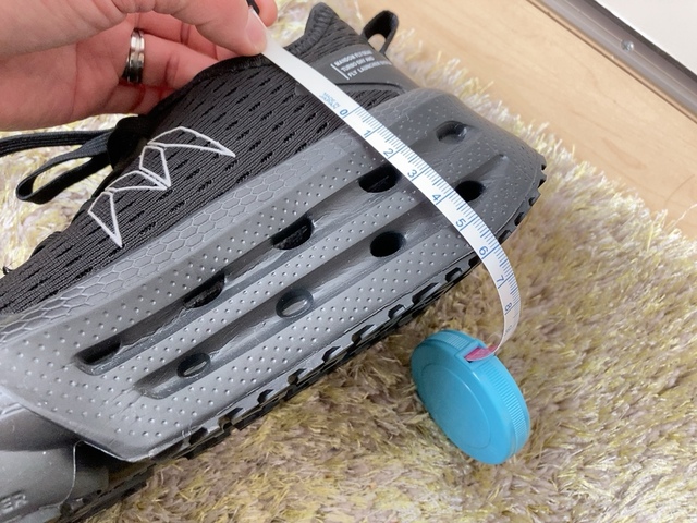 【ワークマン マンダムフライギアドライランチャー】ソールはかかとの部分で6cmあります