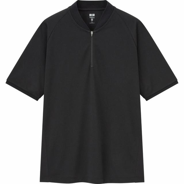 【UNIQLO（ユニクロ） × Theory（セオリー） コラボレーション第二弾】ドライEXカノコハーフジップ ポロシャツ（半袖）
