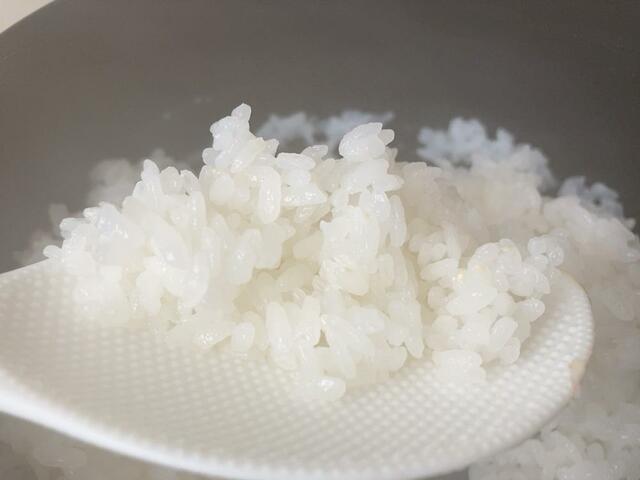 【アイリスオーヤマ クッキングケトル】45分ほどでふっくら炊き上がりました！
