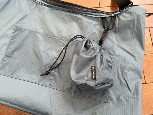 【Columbia タイガーブルックショルダー】バッグの内側の輪っかにも巾着をつけることが可能です