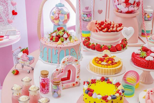 提供メニューイメージ【ヒルトン東京『ストロベリー・ハートファクトリー』いちごスイーツビュッフェ】