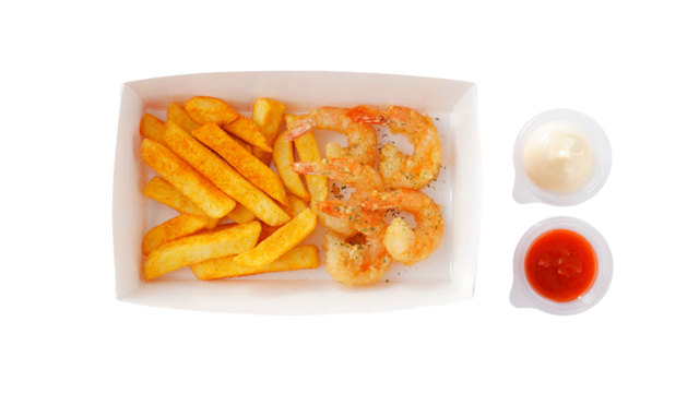 「テイクアウト・宅配 ガーリックシュリンプ&スパイシーポテト」＜780円～＞【びっくりドンキー夏の新メニュー】