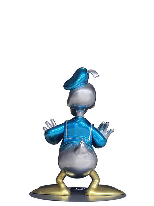 【マスタークラフト等身大】『ディズニー100』ドナルドダック(プラチナカラー)/ビースト・キングダム/ 1,800,000円