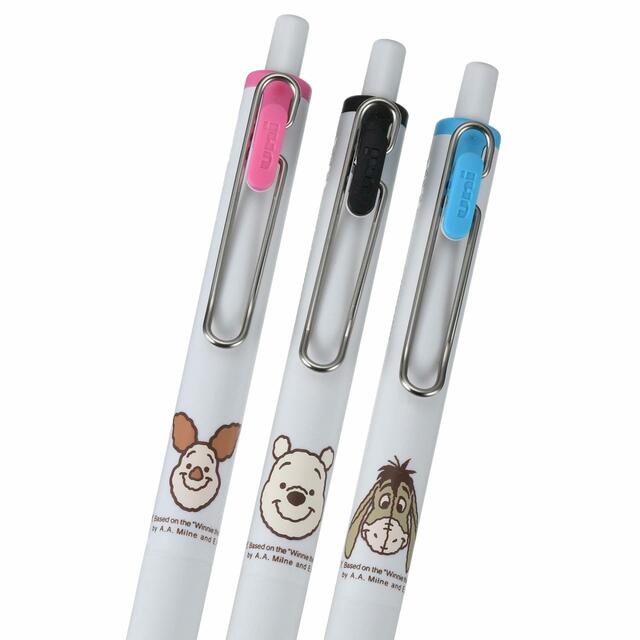 プーさん、ピグレット、イーヨー ユニボール ワン 0.38 ゲルインクボールペン White Pooh 2022 990円