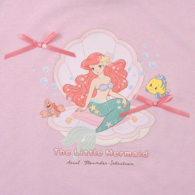 アリエル、フランダー、セバスチャン 半袖Tシャツ リトル・マーメイド Illustrated by mikko 4,500円