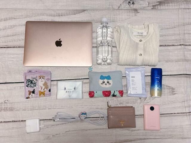 これだけの荷物が収納できました！