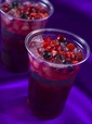 ドックサイドダイナー「スパークリングカクテル（ブルーベリーリキュール＆グレープドリンク）」680円