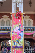 東京ディズニーランド　お正月のデコレーション