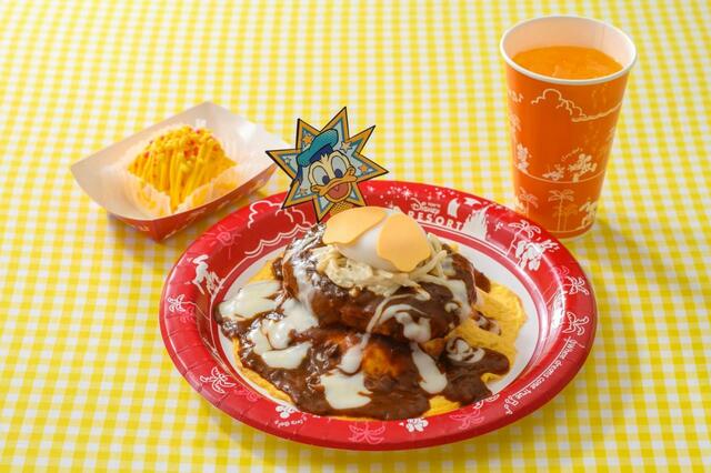 スペシャルセット 2,040円｜提供店舗：東京ディズニーランド「グランマ・サラのキッチン」｜スペシャルイベント「ディズニー・パルパル―ザ」第2弾「ドナルドのクワッキー・ダックシティ」スペシャルメニュー