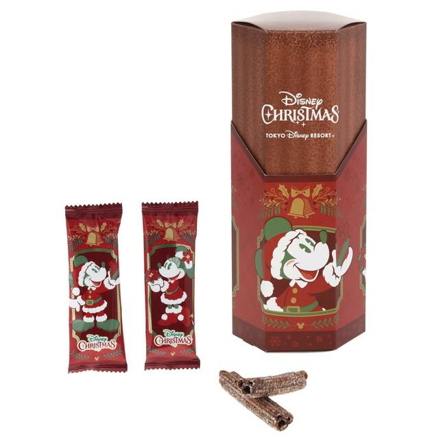 チュロススナック 1,100円|東京ディズニーリゾート「ディズニー・クリスマス」スペシャルグッズ|販売店舗:東京ディズニーランド「ワールドバザール・コンフェクショナリー」、東京ディズニーシー「ヴァレンティーナズ・スウィート」|発売日:2026年11月10日(火)