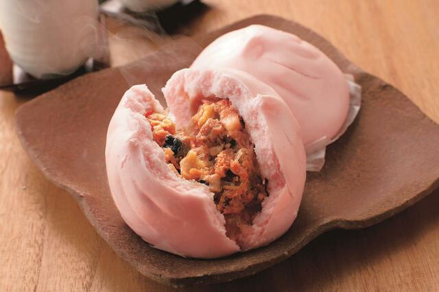 明太ぶたまん　360円