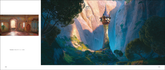 「ディズニーアニメーション背景美術集」より