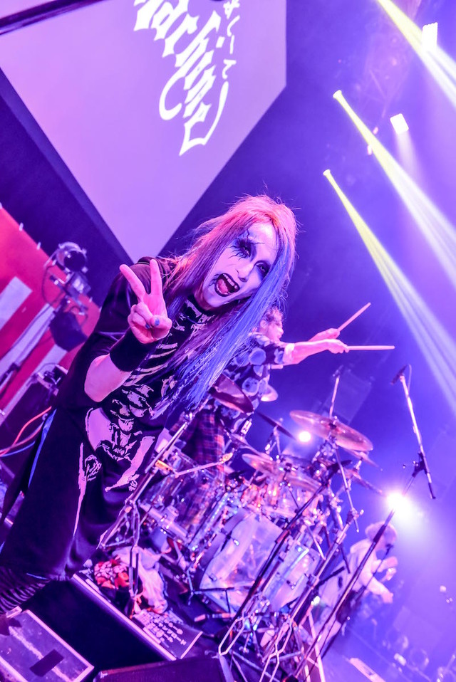 Jin-Machine・あっつtheデストロイ(破壊/Vo) 撮影・千佳