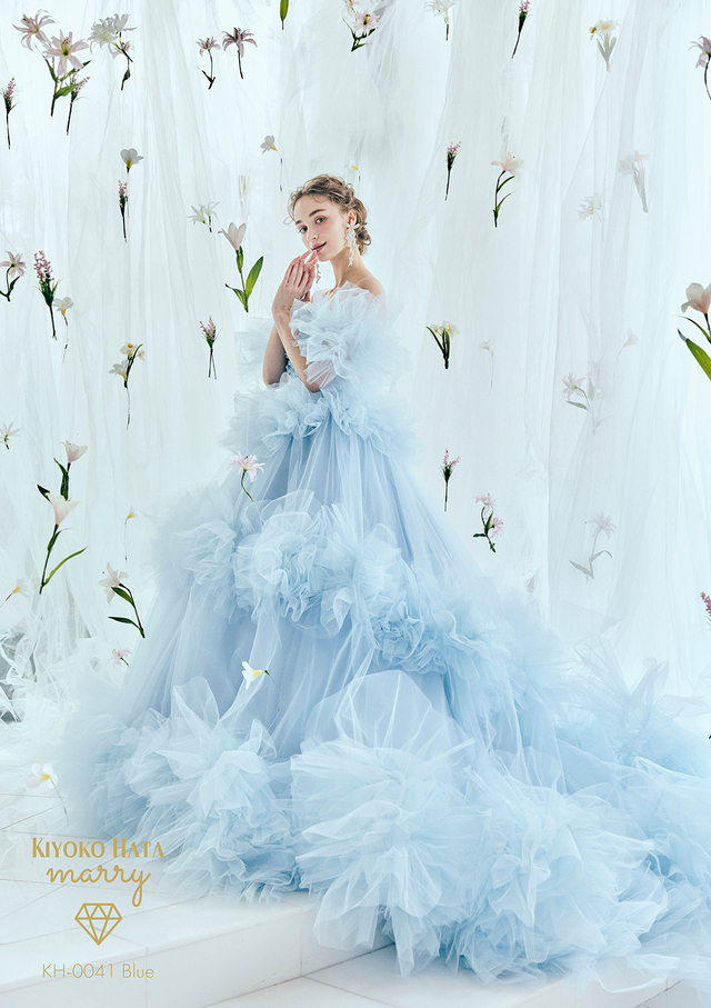 KIYOKO HATA（キヨコハタ）×marry（マリー）新作ウェディングドレス　KH-0041_Blue