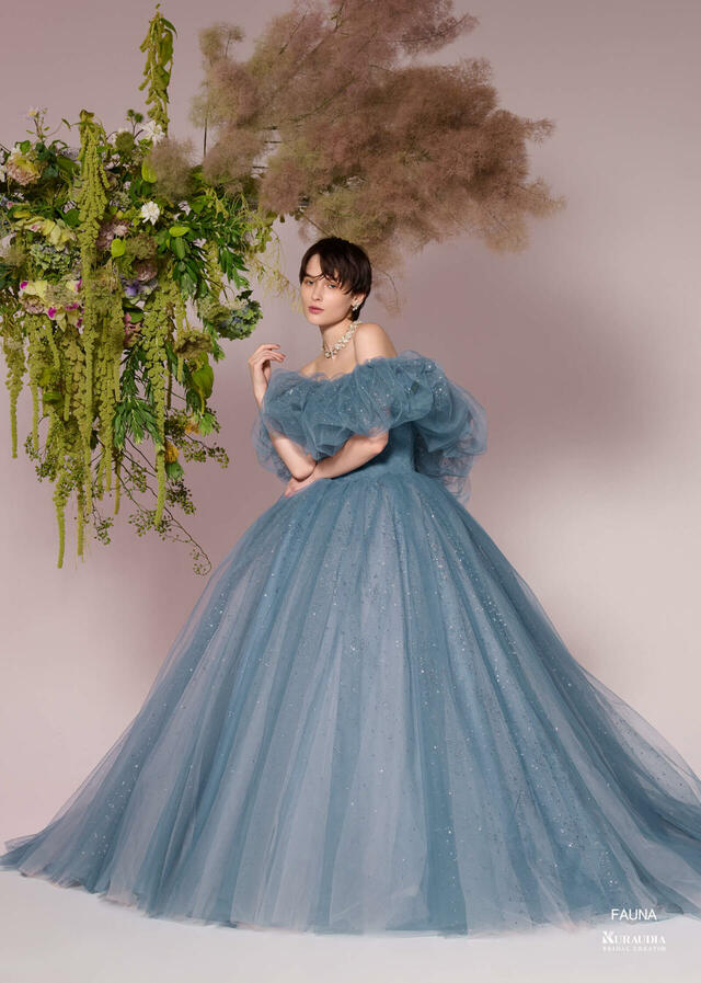 「Irida maison(イリーダメゾン)」新作ウェディングドレス IM-0036_Blue