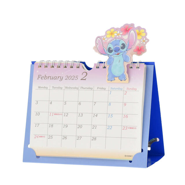 スティッチ&スクランプ 卓上カレンダー ポップアップ Calendar&Organizer 2025 2,200円