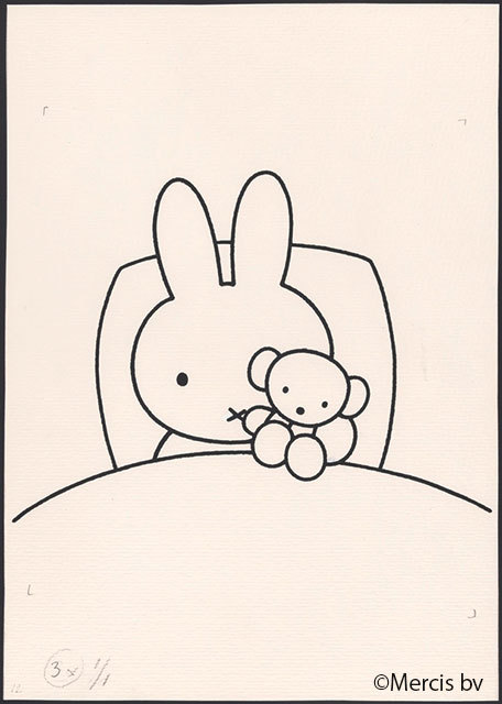 『うさこちゃんのさがしもの』(1991年)原画