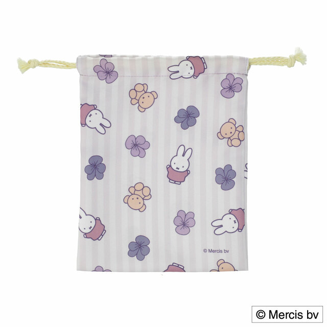 「3P巾着（ミッフィー sweets&violet）」1,490円（税込）