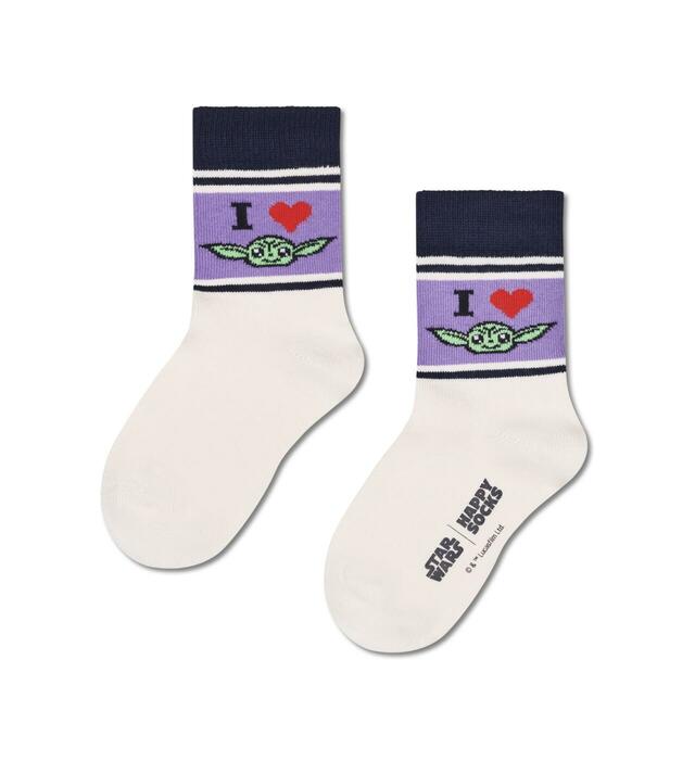 【STAR WARS × Happy Socks】【キッズ】クルー丈 ソックス 1,540円